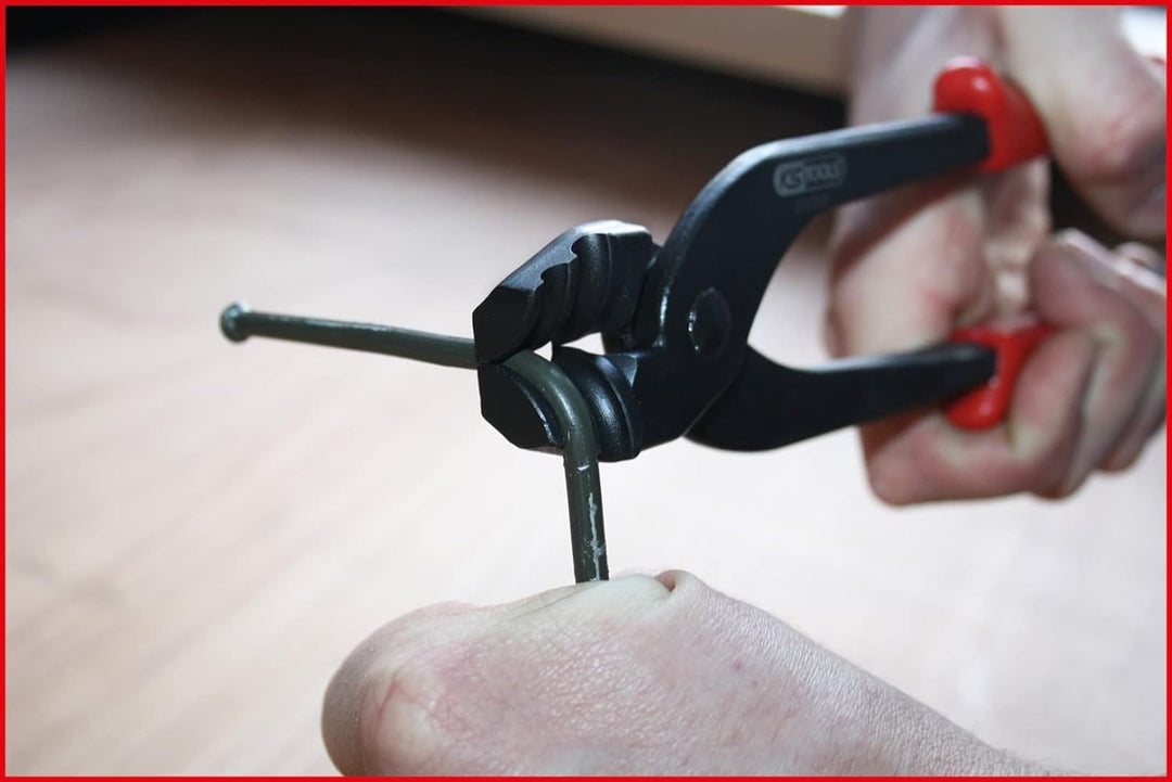 KS Tools 120.2000 Bremsleitungsbiegezange, 2 in 1, Ø 4,75+6mm