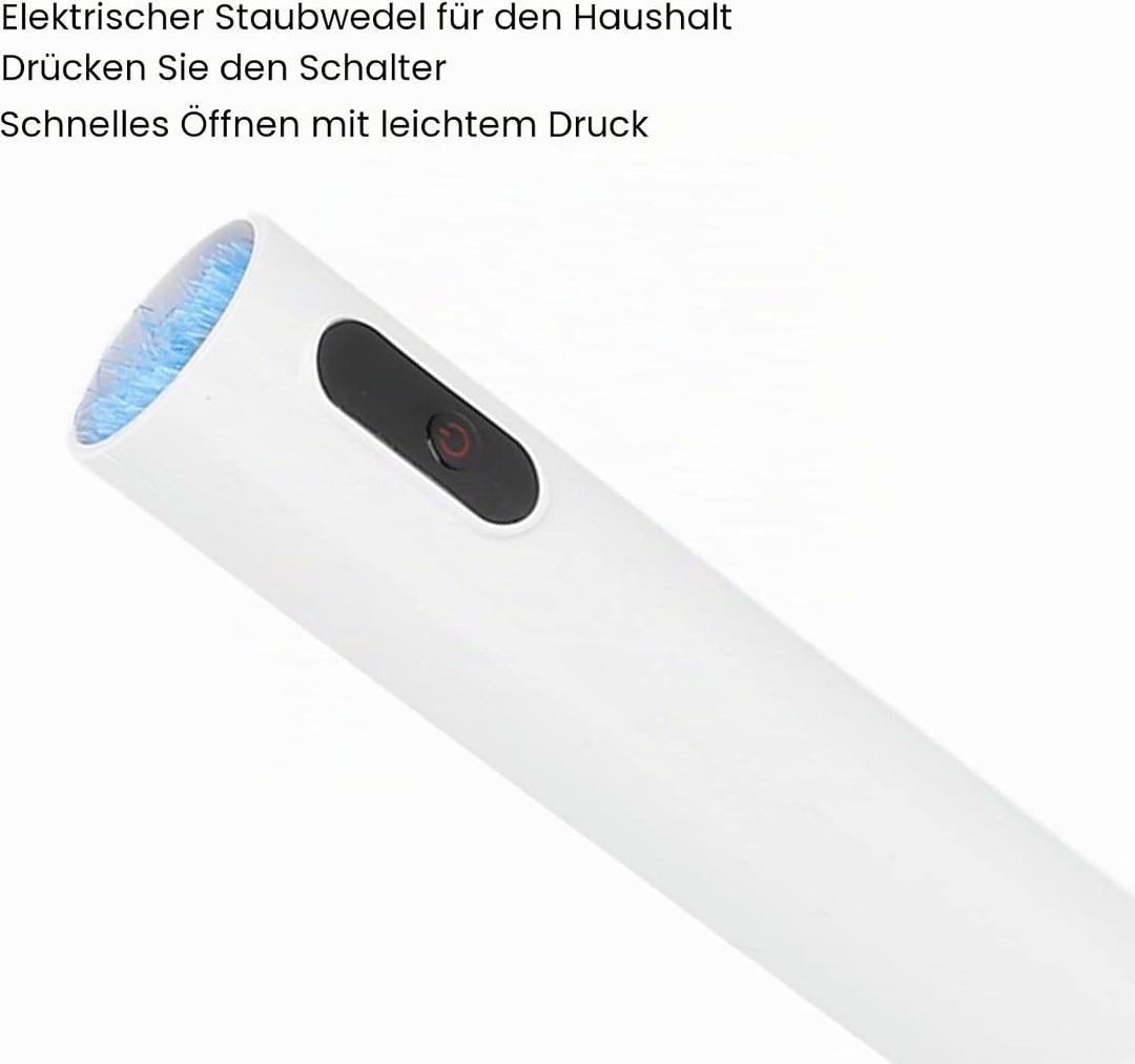 Elektrischer Staubwedel mit Elektrostatischer Adsorption – Effektive Reinigungsbürste für Haus und A