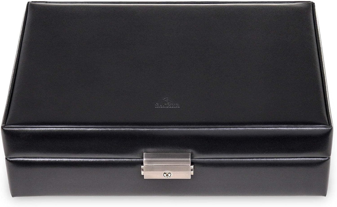 SACHER Uhrenetui für 12 Uhren new classic/schwarz (Leder)