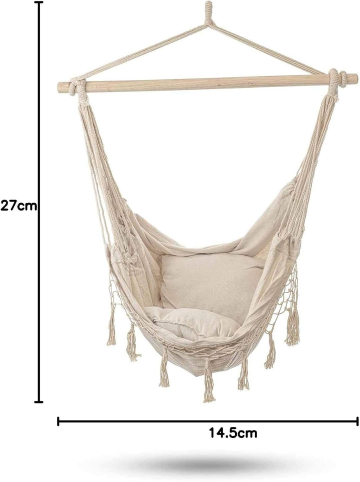 ikonka, Outdoor Hängesessel für Terrasse Hof Garten Outdoor Backpacker Camping Garten und Reisen Wei