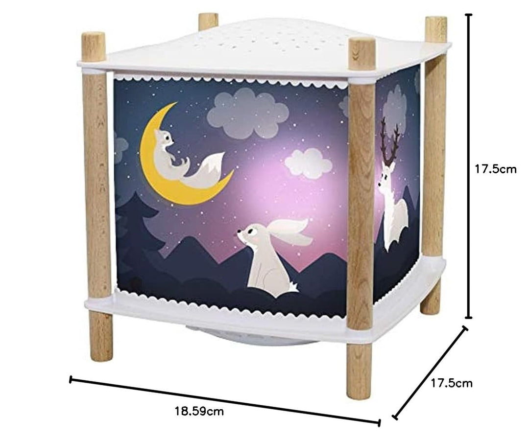 Trousselier 6260156 Magisches Nachtlicht mit Musik, Kinder Schlaflicht Wald, Einschlafhilfe mit Schr