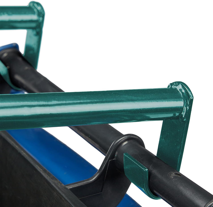 Relaxdays Müllpresse für die Mülltonne, Müllverdichter Hausmüll, Restmüll, Plastik, manuelle Hausmül