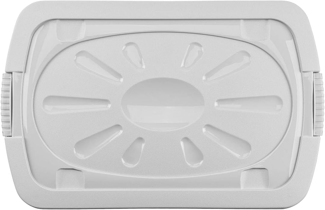 PAFEN Piraten Spielzeugkiste 49l mit Rollen - Schatzkiste 58 x 29,5 x 37,5cm - Spielzeugbehälter Auf