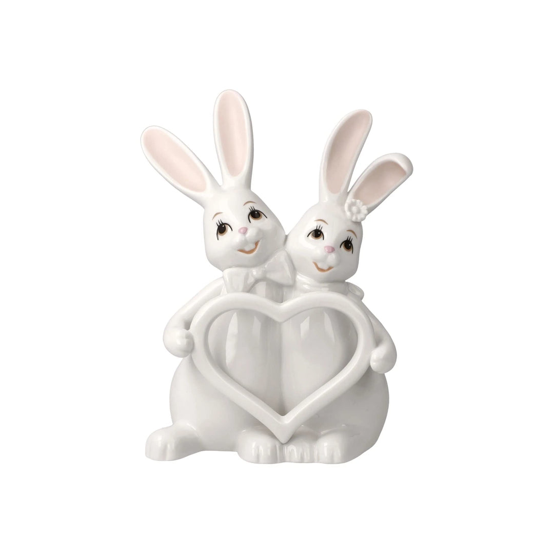 Goebel Ostern Dekofigur, Porzellan, 16 cm, Weiss, Weiss