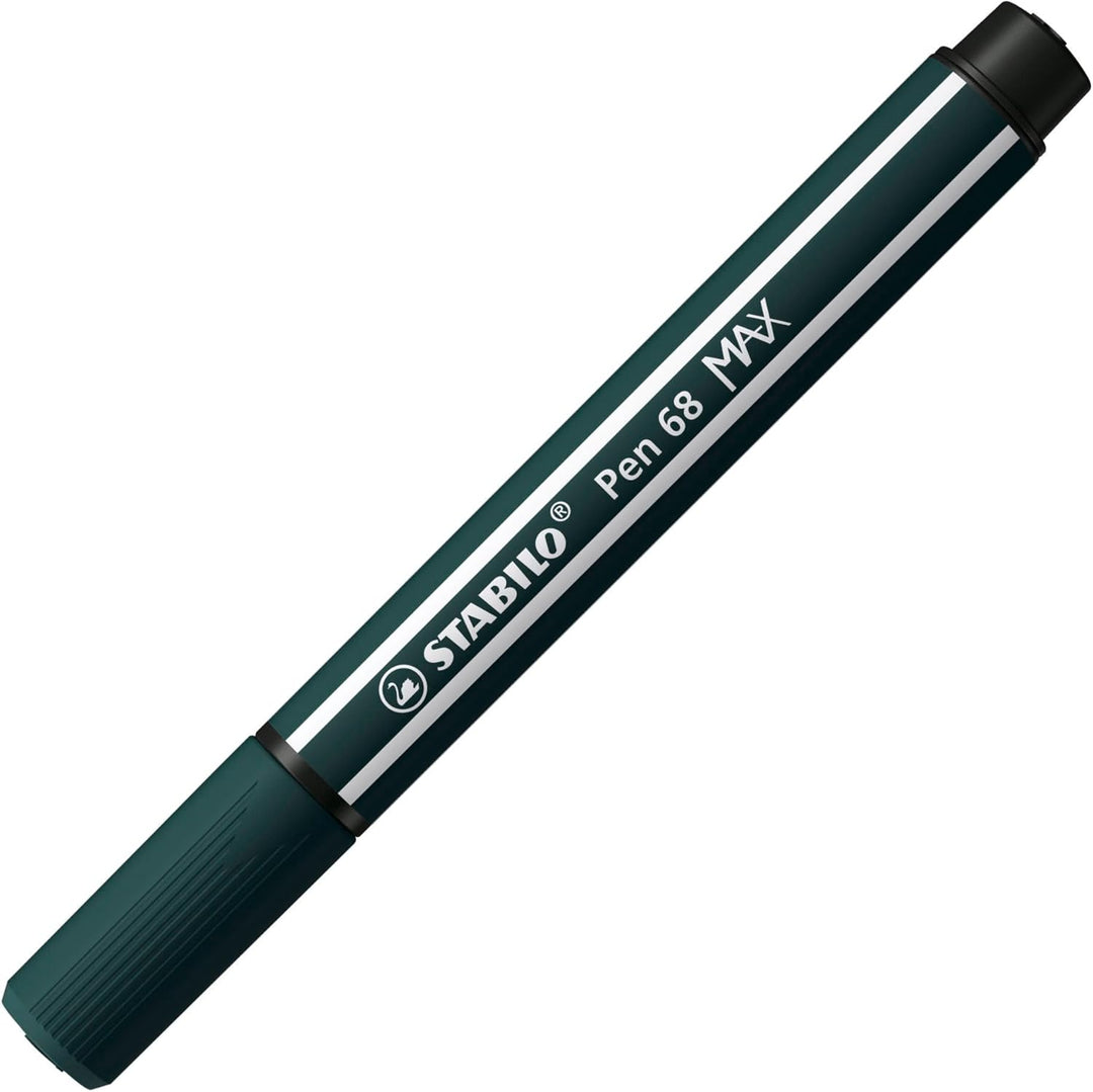 Premium-Filzstift mit dicker Keilspitze - STABILO Pen 68 MAX - ARTY - 24er Pack - mit 24 verschieden