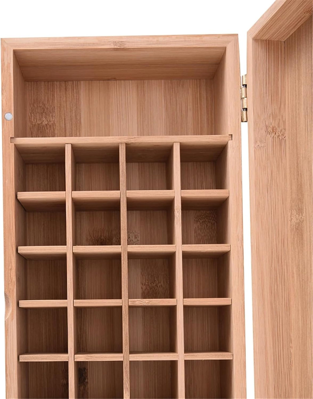 BrilliantDay Holz-Aufbewahrungsbox für ätherische Öle, 26 Gitter, drehbar, für ätherische Öle, Aroma