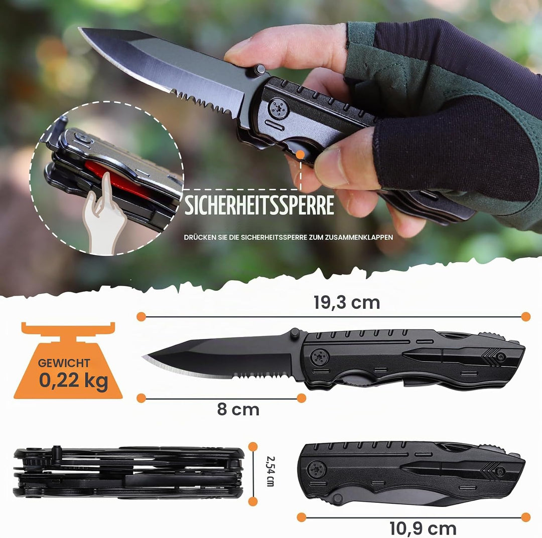 Geschenke für Männer Er Papa, Weihnachtsgeschenke für Männer, Outdoor Multitool Geschenke für Männer