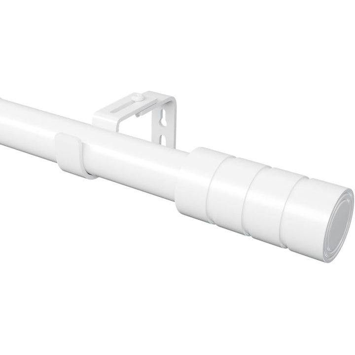 Gardinenstange Weiss Vorhangstange Ausziehbar Gardinenstangen Curtain Rod mit Verstellbaren Halterun