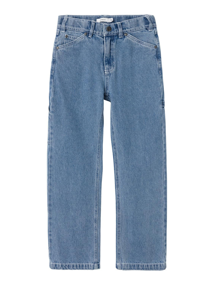 NAME IT Jungen Nkmryan Straight Jeans 4525-im L Noos, Medium Blue Denim