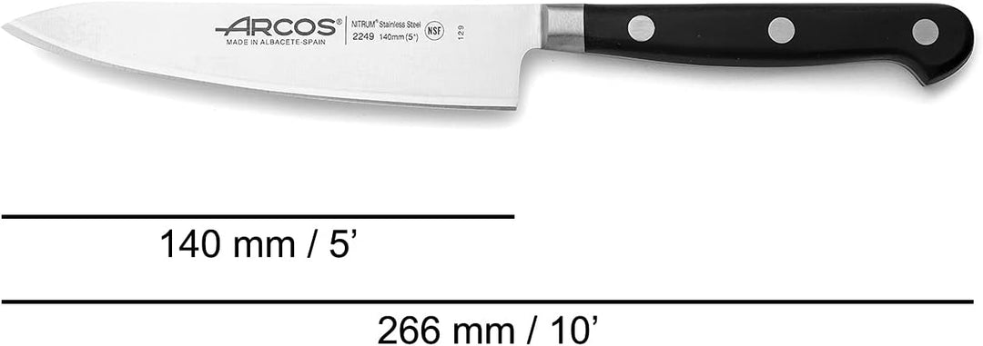Arcos Opera - Kochmesser - NITRUM geschmiedetem Edelstahl 140 mm - HandGriff Polyoxymethylen (POM) F