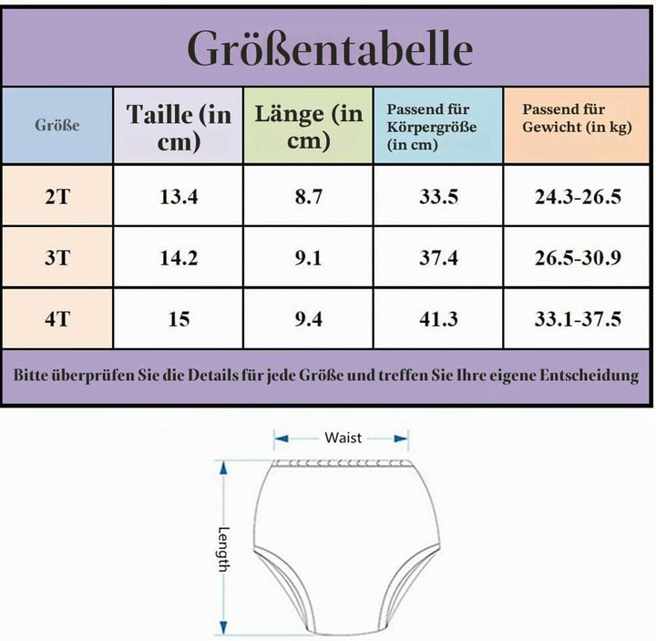 Skhls Töpfchen Trainingshose Trainerhosen Töpfchentraining Trainingshose Trainingsunterhosen für Kin