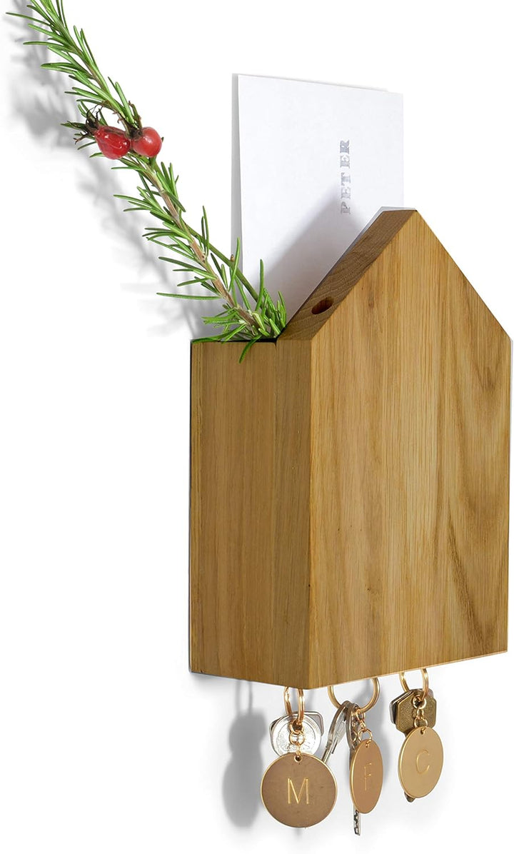 Natuhr magnetisches Schlüsselbrett Logde magnetischer Schlüsselkasten (Eiche geölt), Eiche Geölt