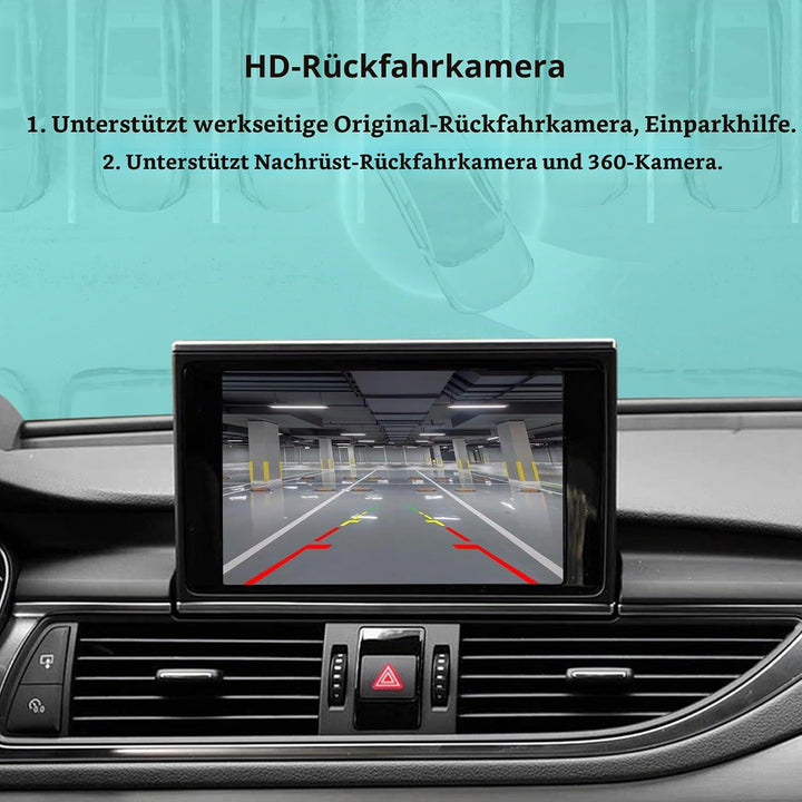 EZoneTronics Wireless CarPlay &amp; Android Auto Retrofit Kit Decoder für Audi A6/A7 2012-2016 mit RMC S