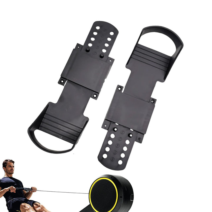 Rudergeräte-Pedale | 1 Paar Fitnessgerät-Zubehör, Anti-Rutsch-Textur-Design, Rudergerät-Fusspedale z
