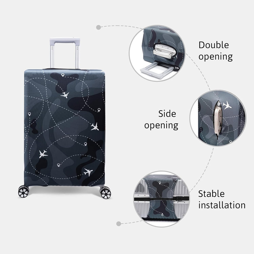OrgaWise Kofferhülle Luggage Cover Gepäck Cover Gepäckabdeckung for Travel Luggage Schutzhülle Koffe