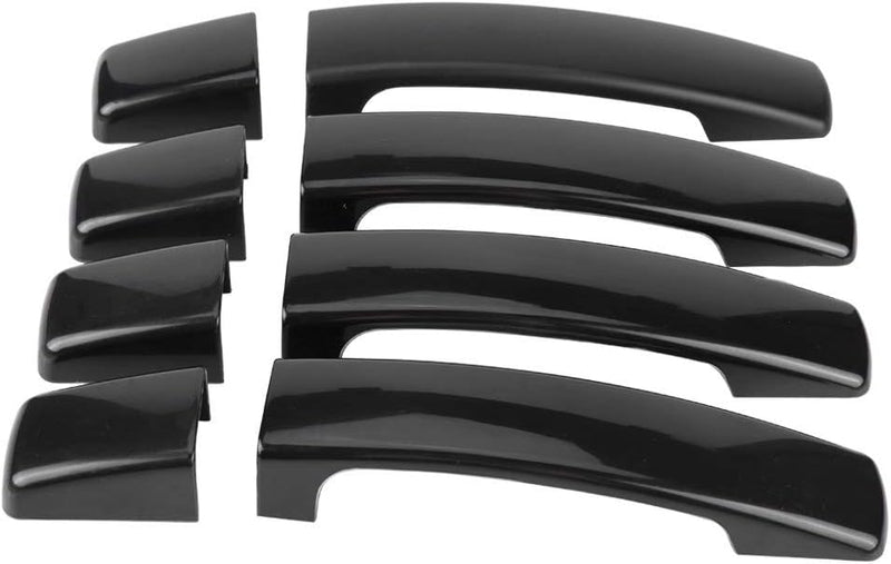 KSTE 4pcs Auto Glänzend schwarz aussen Tuergriffabdeckung for Range Rover Sport Discovery 3 Freeland