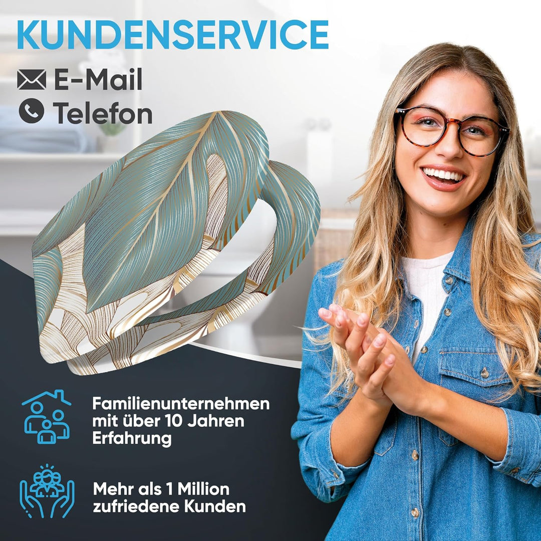 Sanilo WC Sitz mit Absenkautomatik & Schnellverschluss, Toilettendeckel per Knopfdruck abnehmbar, ei