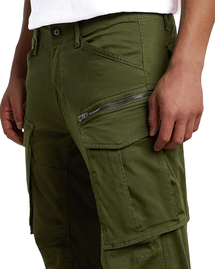 G-STAR RAW Herren Rovic Zip 3D Straight Tapered Hose 40W / 32L Grün (Dk Bronze Green 5126-6059), 40W
