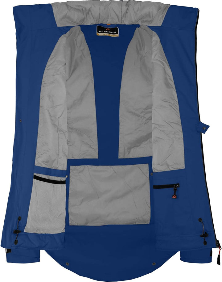 Bergson SKIEN THERMO | Herren Regenjacke, leicht wattiert, recycelt, 20000 mm Wassersäule - recycelt
