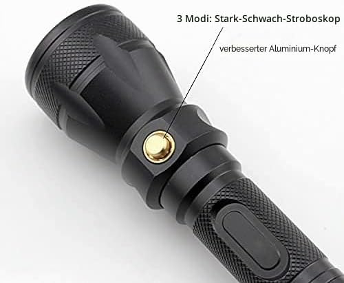 WESLITE Tauchlampe Aufladbar, Tauchlampe LED 1800 Lumen Tauchen Unterwasser Taschenlampe 4 Modi Unte