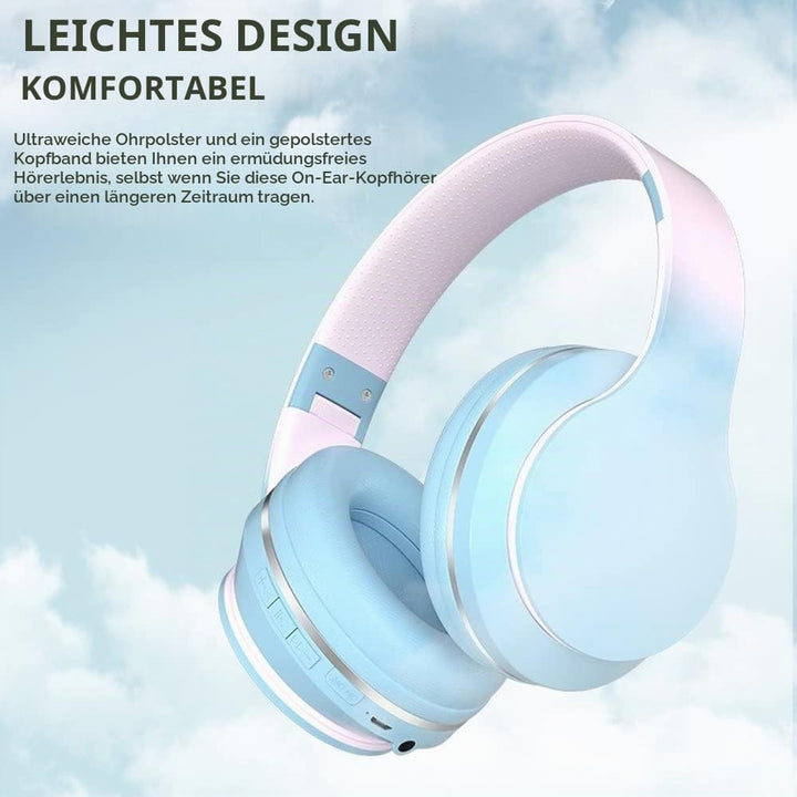 Bluetooth Kopfhörer Kinder,Kinder Kopfhörer Kabellos Over-Ear,Kinderkopfhörer Bluetooth mit Mikrofon