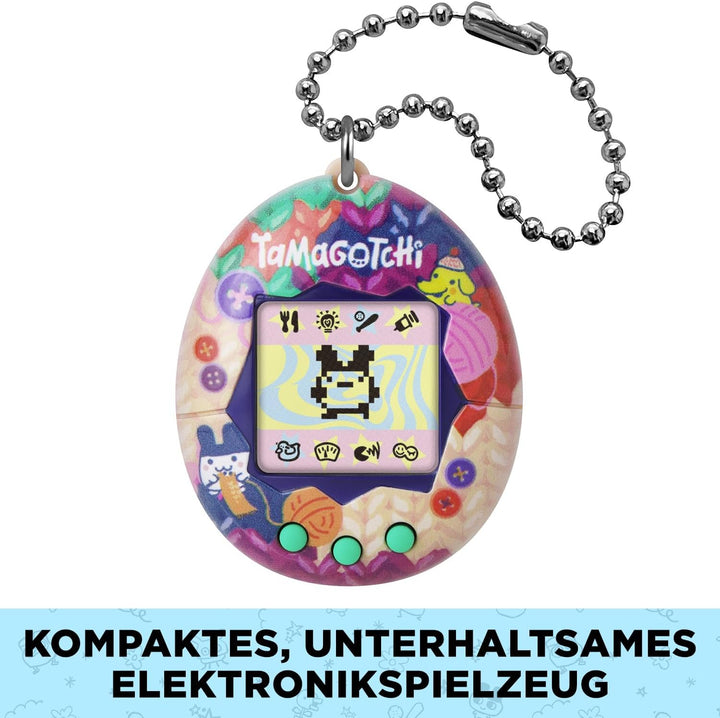 Bandai - Tamagotchi - Original Tamagotchi - Tama Sewing - Elektronisches virtuelles Haustier mit Far