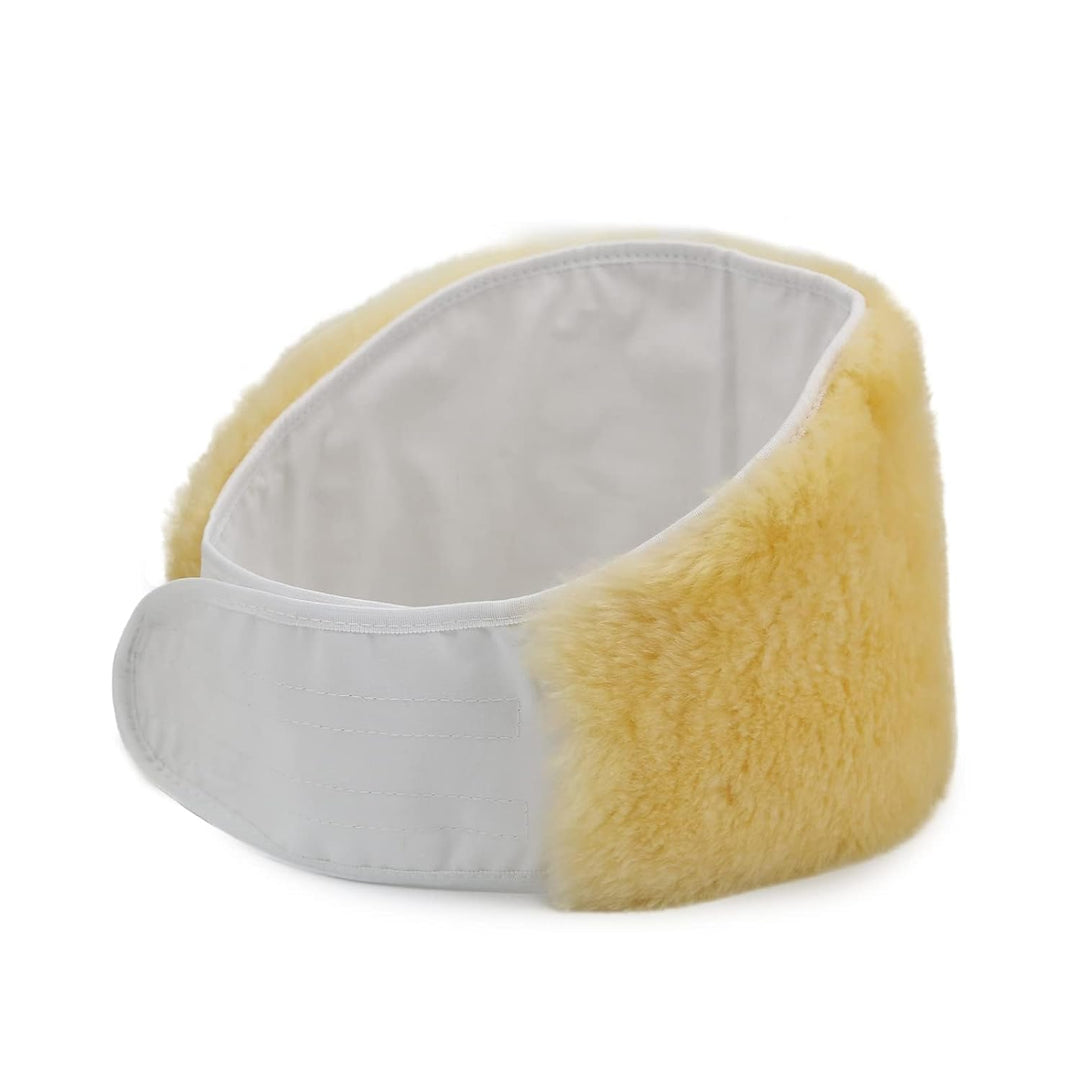 Lammfell - NIERENGURT Lammfellwärmer Nierenwärmer Rückenwärmer S-3XL Grösse M, Farbe Gelb M Gelb, M