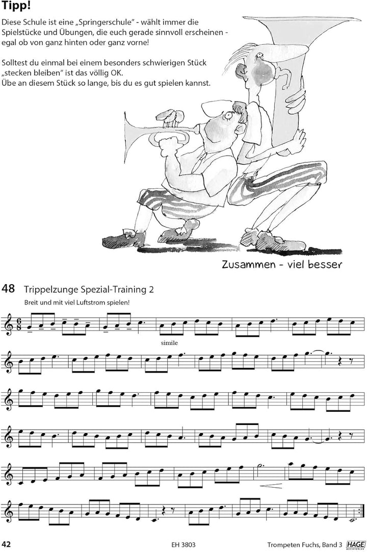 Trompetenfuchs 2 und 3 mit Online QR Codes: (Starterset) - Trompeten Fuchs Band 2 und Band 3 - ISBN