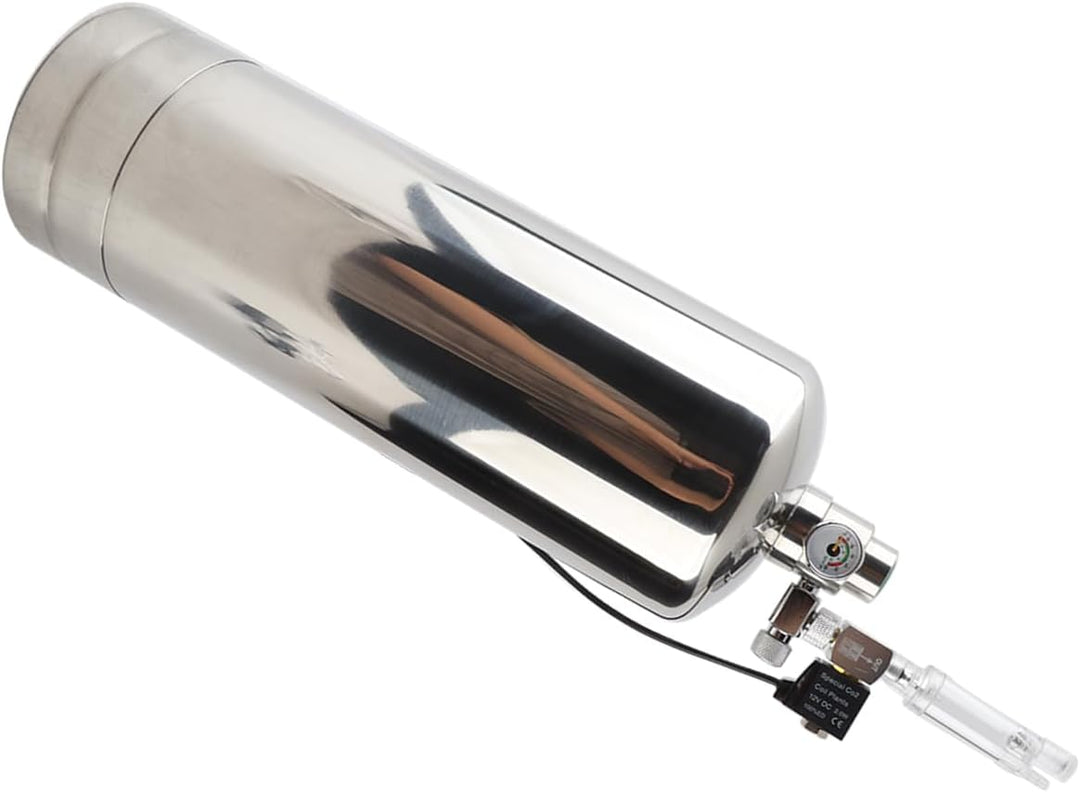 Ailgely 5L CO2-Generator-System-Kit für Doppel Aquarium CO2-Edelstahl-Zylinder-Generator-System mit