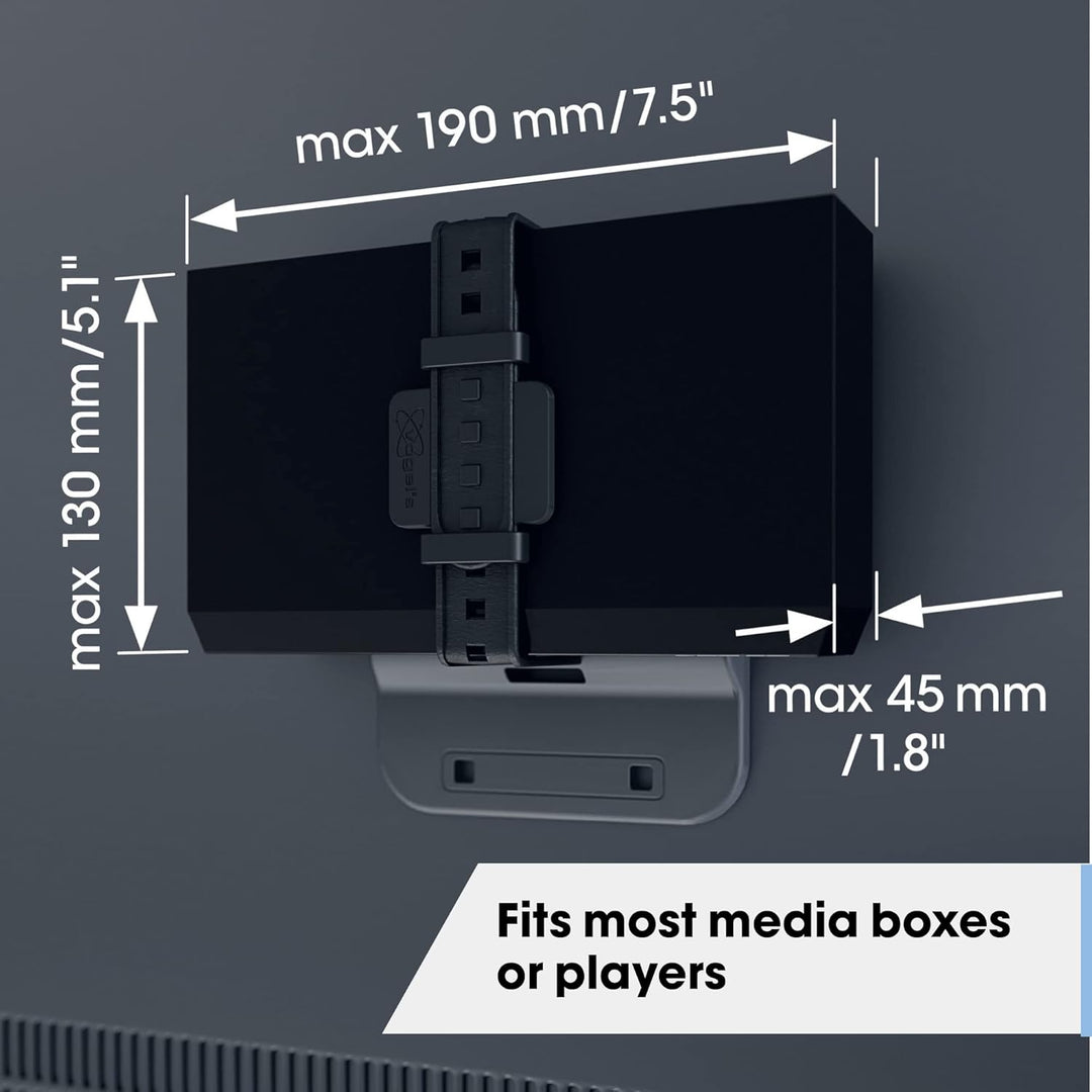 Vogel's TVA 6400 Medienbox-Halterung, Kompatibel mit Allen Modellen, Für Fast alle Media-Boxen mit E
