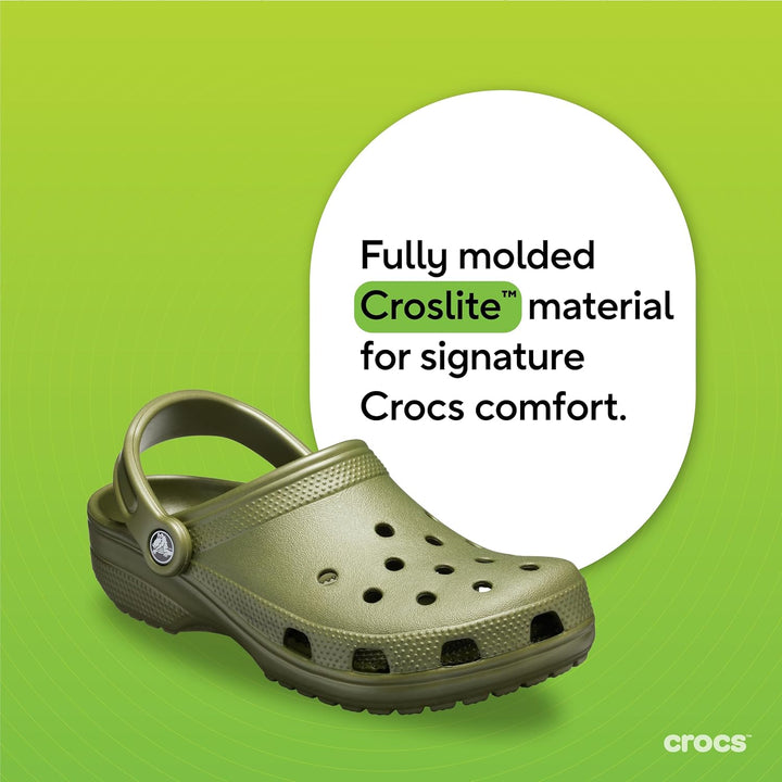 Crocs Classic 10001001, Hufen 41/42 EU Army Green, 41/42 EU Army Green