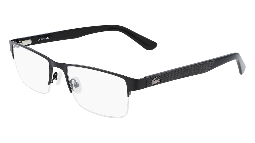 Lacoste Unisex Lacoste Brille Sunglasses (1er Pack) 54-17 Schwarz (Matte Black), 54-17 Schwarz (Matt