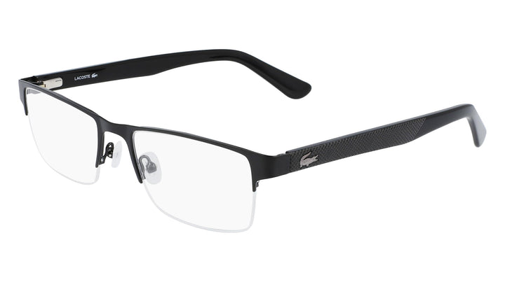 Lacoste Unisex Lacoste Brille Sunglasses (1er Pack) 55-19 Schwarz (Matte Black), 55-19 Schwarz (Matt