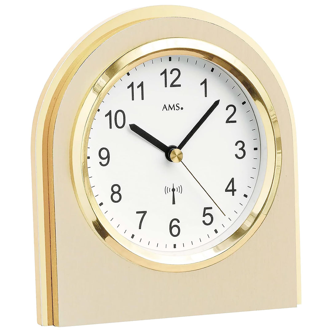 AMS 5197 Tischuhr Design, 13 x 13 x 6 cm