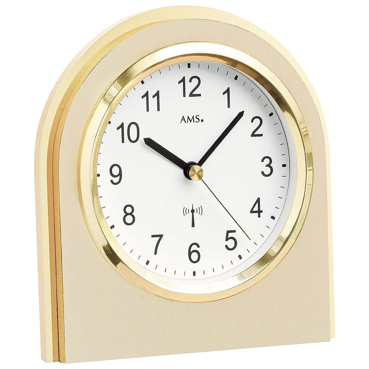 AMS 5197 Tischuhr Design, 13 x 13 x 6 cm