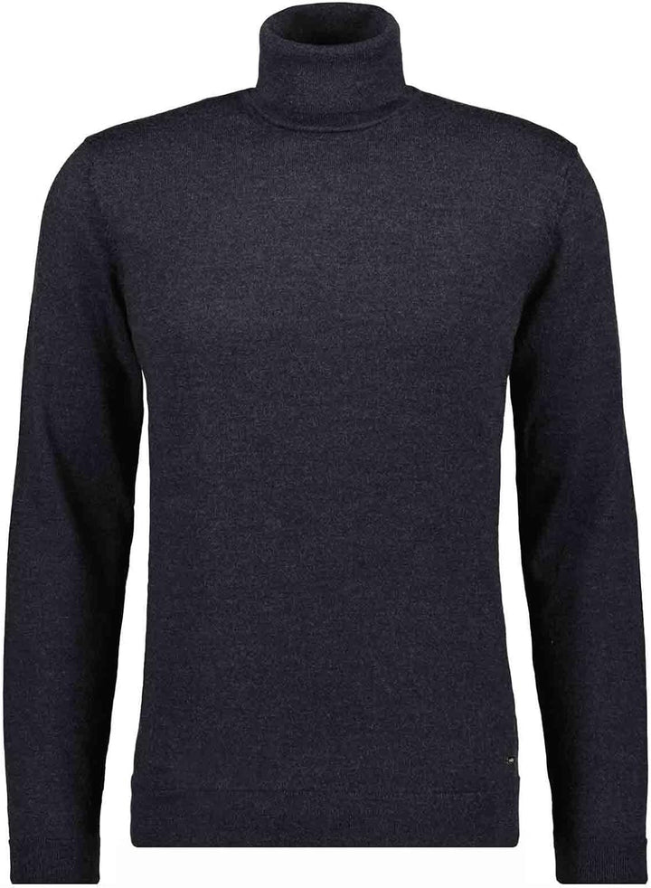 RAGMAN Herren Merino-Pullover Rollkragen S Asphalt-018, S Asphalt-018