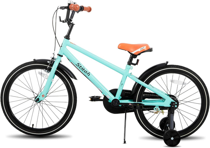 STITCH Kinderfahrrad 14/16/18/20 Zoll für Mädchen und Jungen im Alter von 3 bis 13 Jahren, 14/16/18/
