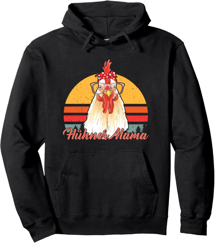 Hühner Mama Huhn Hühnchen Henne Lustiger Spruch Landwirtin Pullover Hoodie