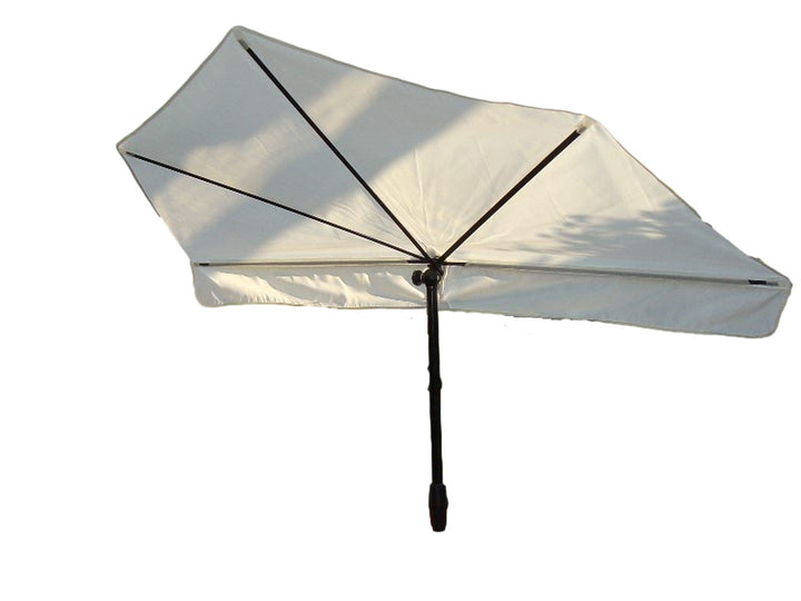 Holly's kleiner Exklusiv Fächerschirm - NATUR - hoher UV Schutz + DUO - Multihalterung