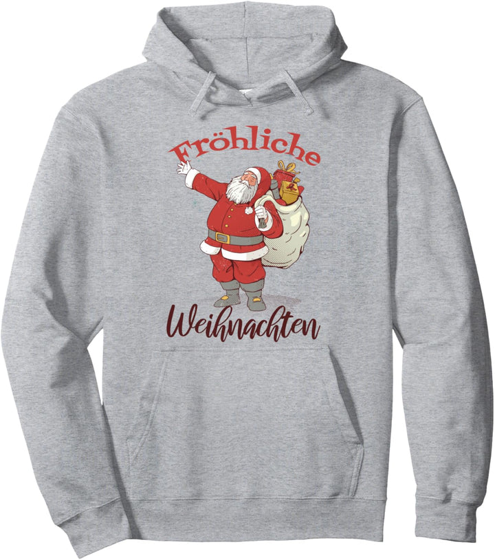 Nikolaus Weihnachtsmann Advent Fröhliche Weihnachten Pullover Hoodie