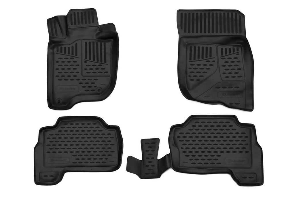 Element 3D Gummimatten Passgenaue Fussmatten Mitsubishi Pajero Sport 2016-4tlg