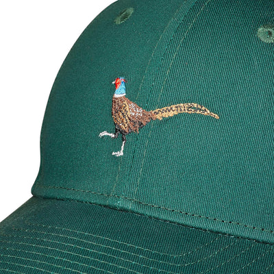 Lakeshore® Jagd Cap Fasan - Dunkelgrün - 100% Baumwolle - Herren & Damen