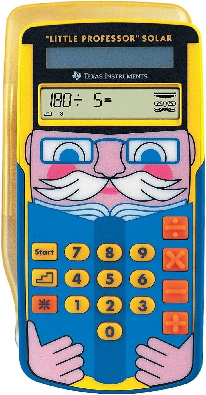 Texas Instruments Little Professor Rechentrainer (für Vor- und Grundschule, Solarbetrieben, mit 80.0