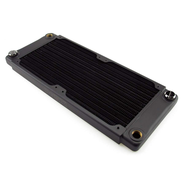 XSPC Kompatibler TX240 Crossflow ultradünner Heizkörper, 240 mm, Schwarz TX240 Schwarz, TX240 Schwar