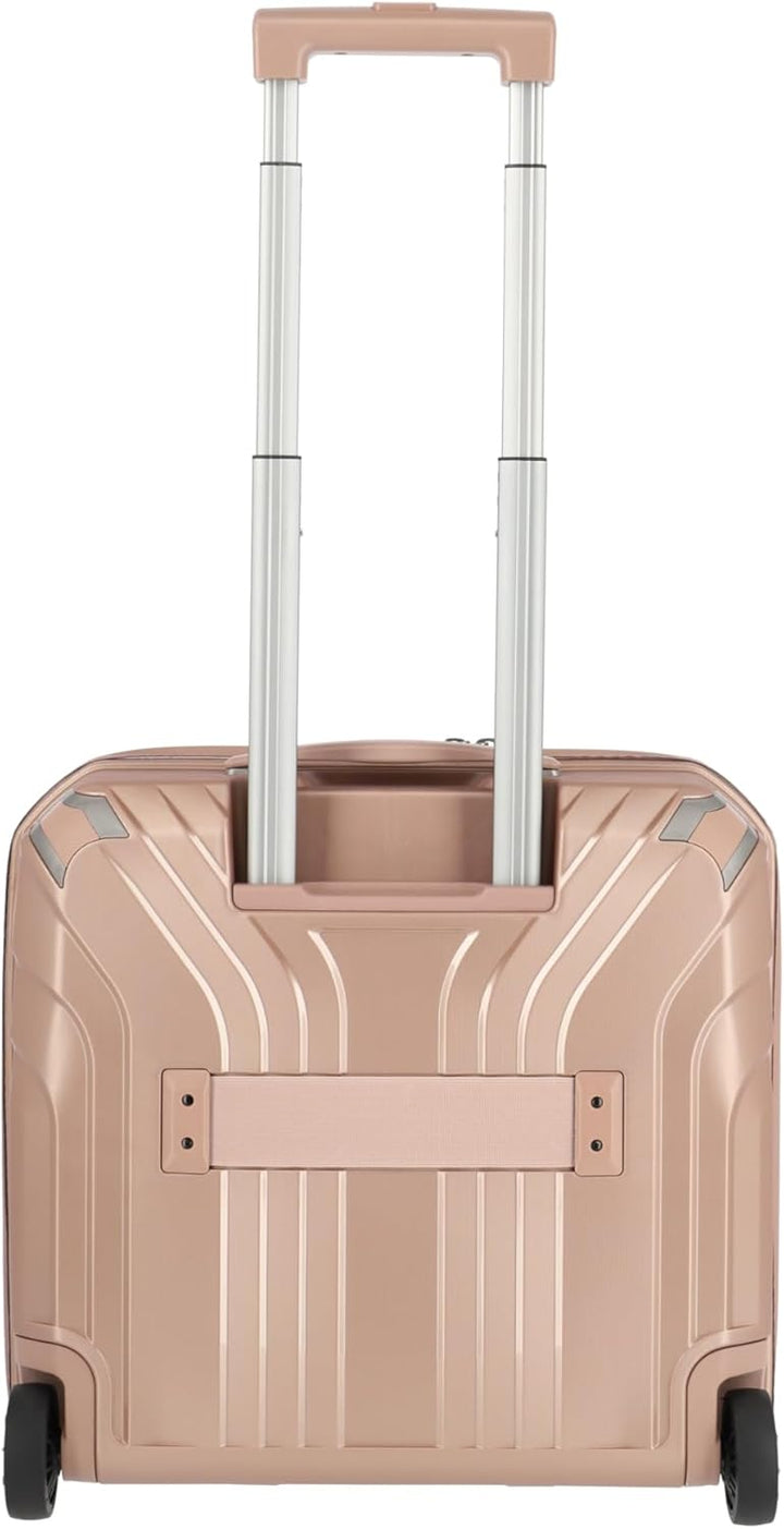 Travelite 2-Rad Handgepäck Laptop Trolley Hartschale mit recyceltem Innenfutter, Gepäck Serie ELVAA: