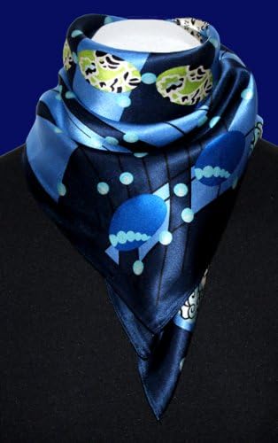 Lorenzo Cana Marken Seidentuch Damentuch aus 100% Seide Barock mit Paisleymuster Tuch Schal Markentu