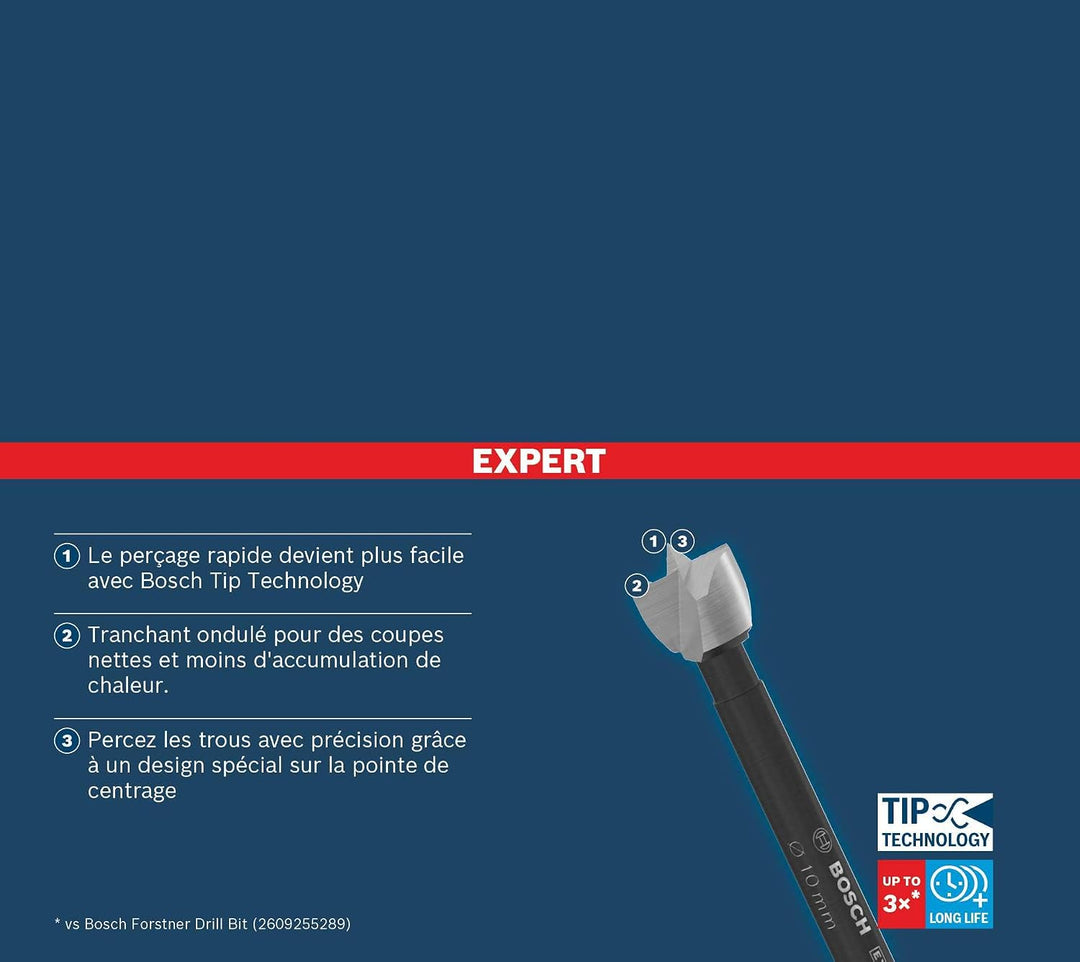 Bosch 5x EXPERT Wood Forstnerbohrersatz (für Weichholz, Hartholz, Ø 15,0, 20,0, 25,0, 30,0, 35,0 mm,