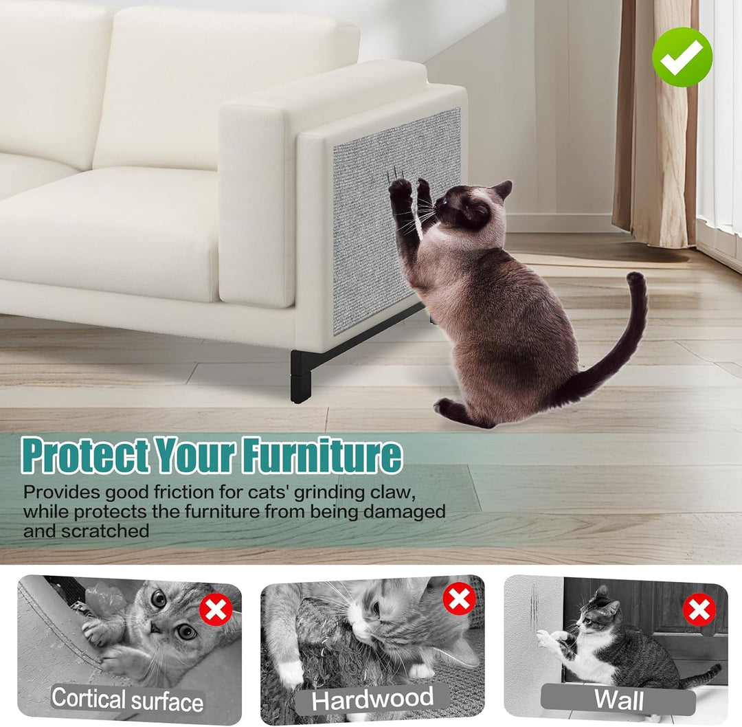 Kratzteppich selbstklebend Kratzmatte Katze Sofa Kratzbretter Katze Wand Kratzbrett Katzen Katzenwan