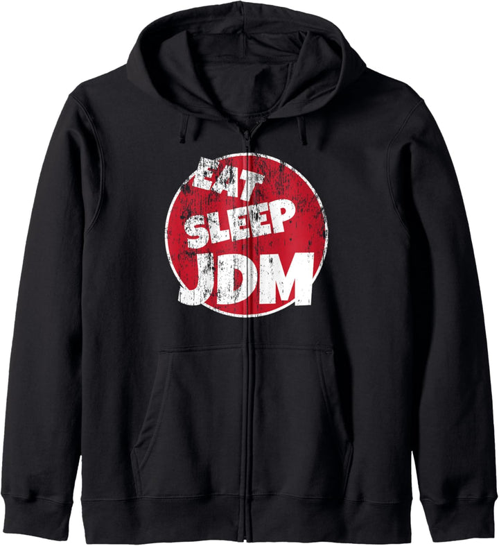 JDM LEGEND Vintage Grafik Kapuzenjacke