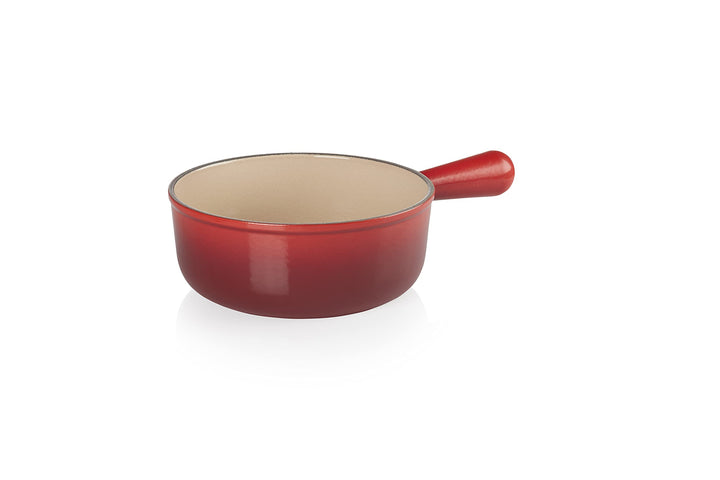 Le Creuset Caquelon aus Gusseisen, 20 cm, 1,9 Liter, Kirschrot, 20007200602460 Kirschrot 20 cm, Kirs